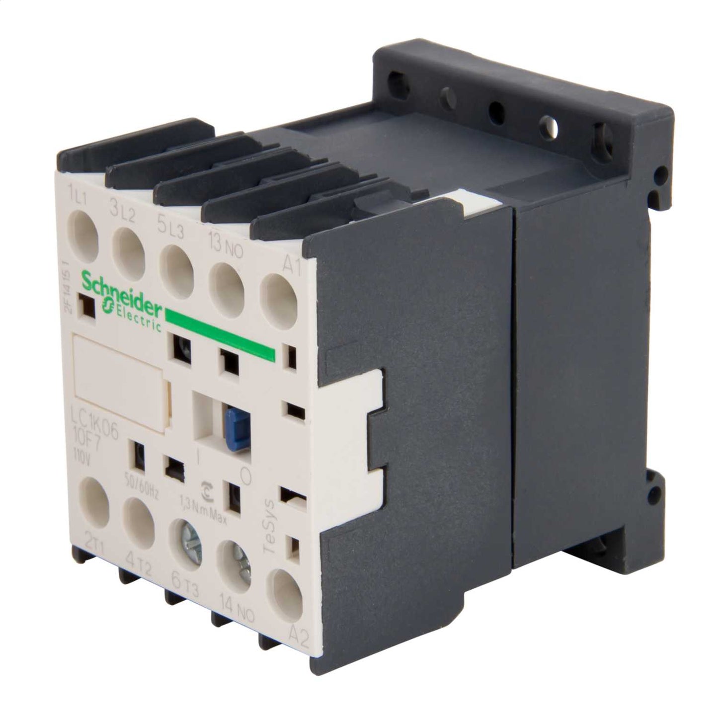Schneider TeSys 6A Contactor 3 Pole 3 NO Contacts 110V AC Coil