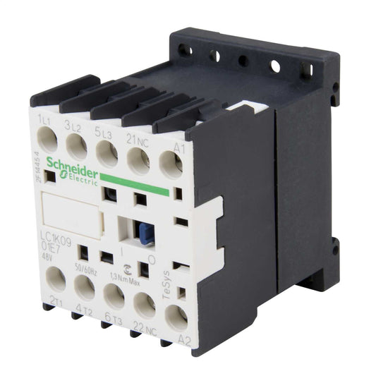 Schneider TeSys 9A Contactor 3 Pole 3 NO Contacts 48V AC Coil