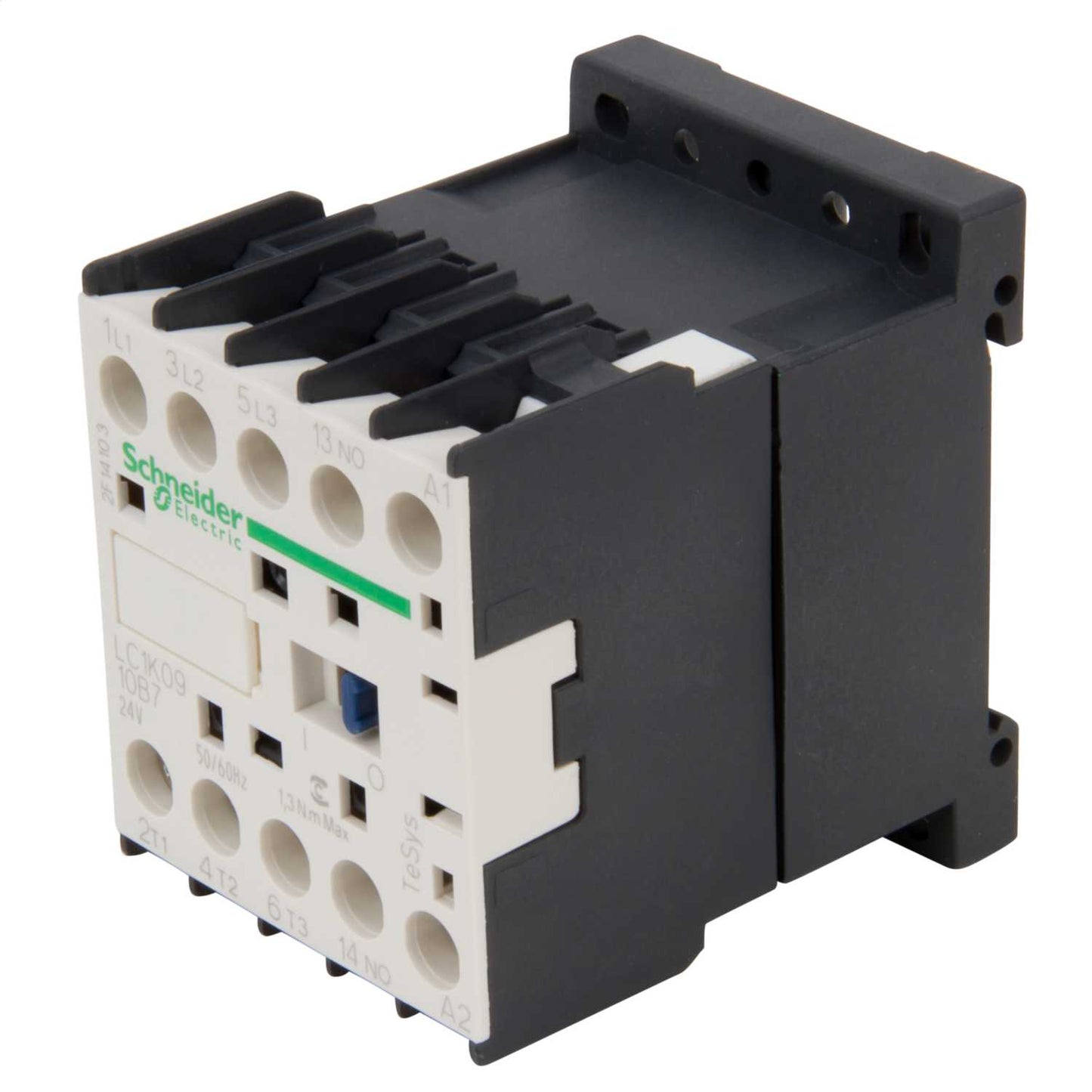 Schneider TeSys 9A Contactor 3 Pole 3 NO Contacts 24V AC Coil