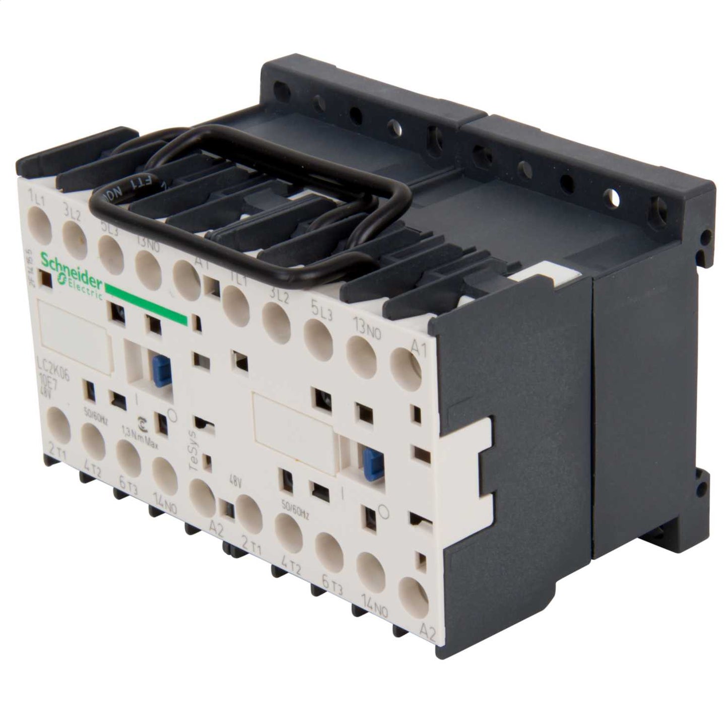 Schneider TeSys 6A Reversing Contactor 3 Pole 3 NO Contacts 48V AC Coil