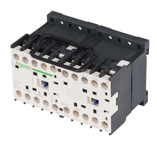 Schneider TeSys 9A Reversing Contactor 3 Pole 3 NO Contacts 230V AC Coil