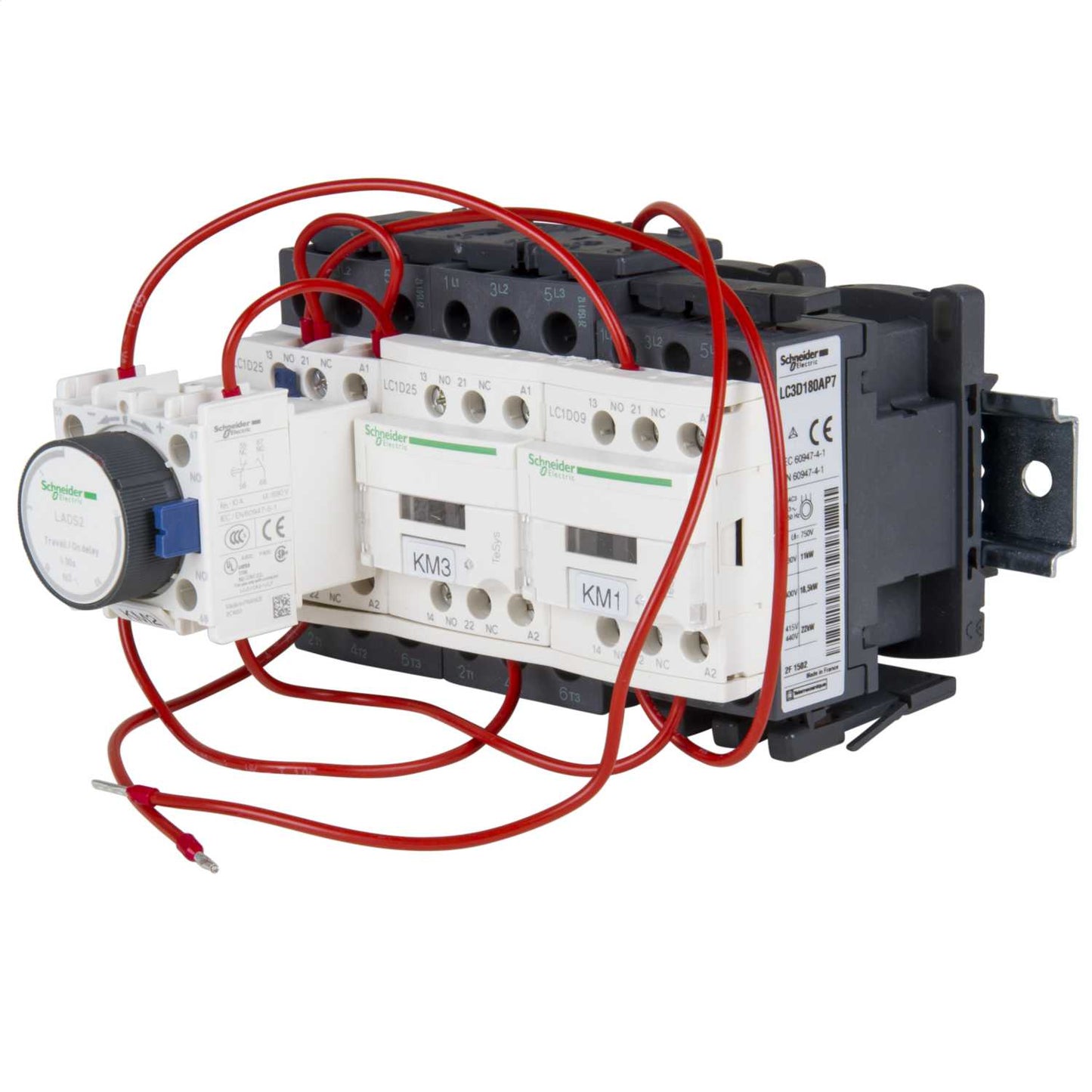 Schneider TeSys 18A 230V AC Star/Delta Rail Mounted Starter