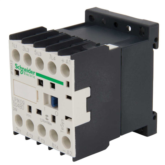 Schneider TeSys 20A Contactor 4 Pole 4 NO Contacts 24V DC Coil