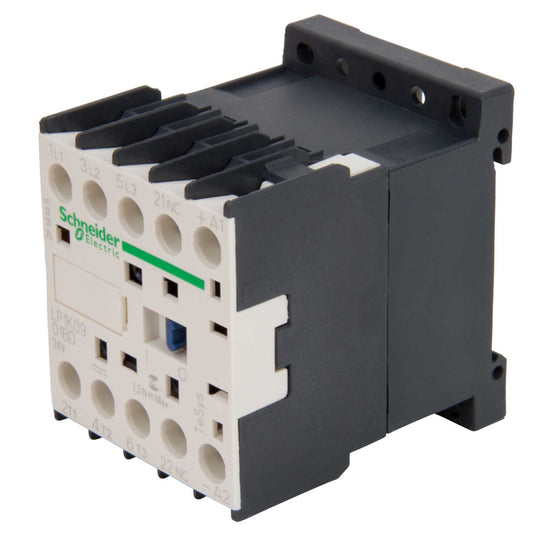 Schneider TeSys 9A Contactor 3 Pole 3 NO Contacts 24V DC Coil