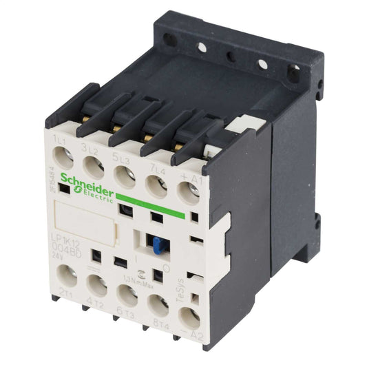 Schneider TeSys 20A Contactor 4 Pole 4 NO Contacts 24V DC Coil
