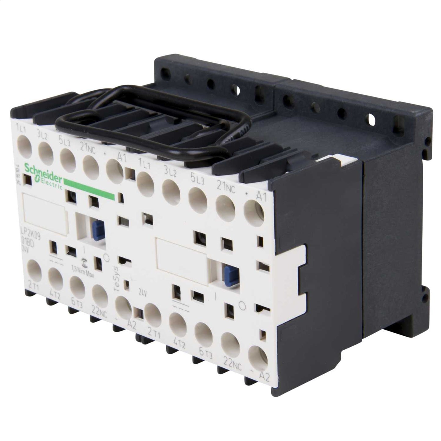 Schneider TeSys 9A Reversing Contactor 3 Pole 3 NO Contacts 24V DC