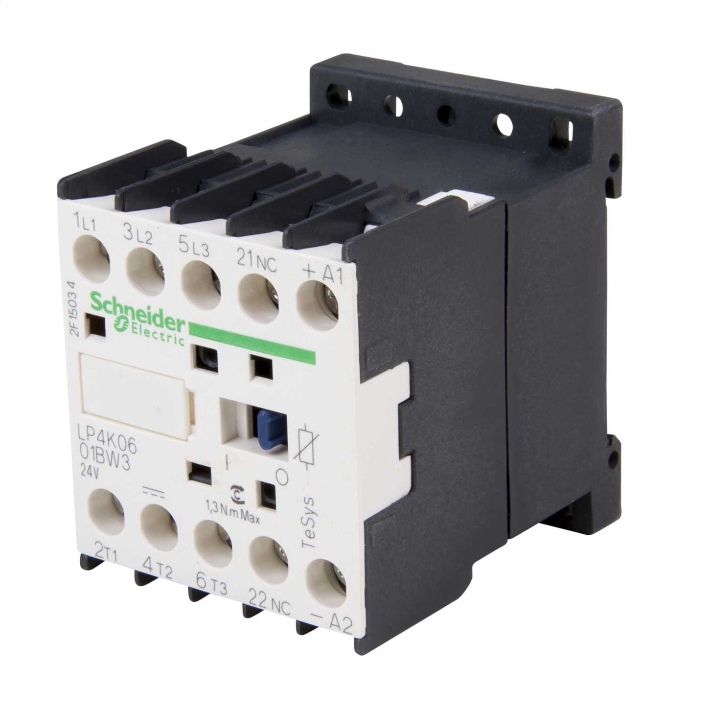 Schneider TeSys 6A Contactor 3 Pole 3 NO Contacts 24V DC