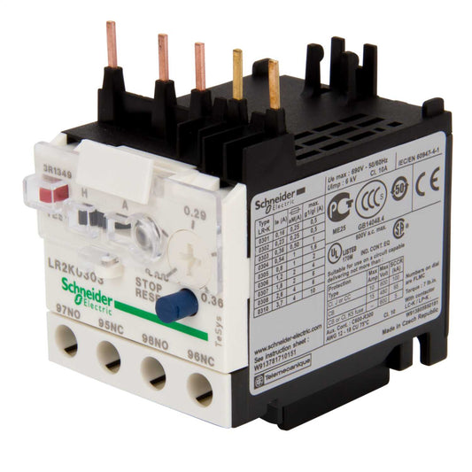 Schneider TeSys 0.23 - 0.36A Differential Thermal Overload Relay
