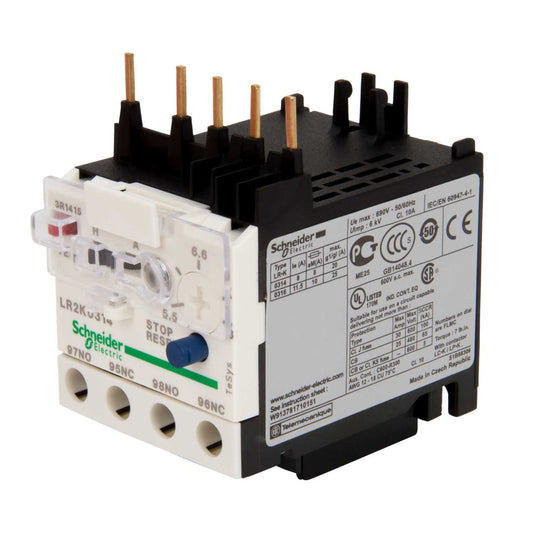 Schneider TeSys 5.5 - 8A Differential Thermal Overload Relay