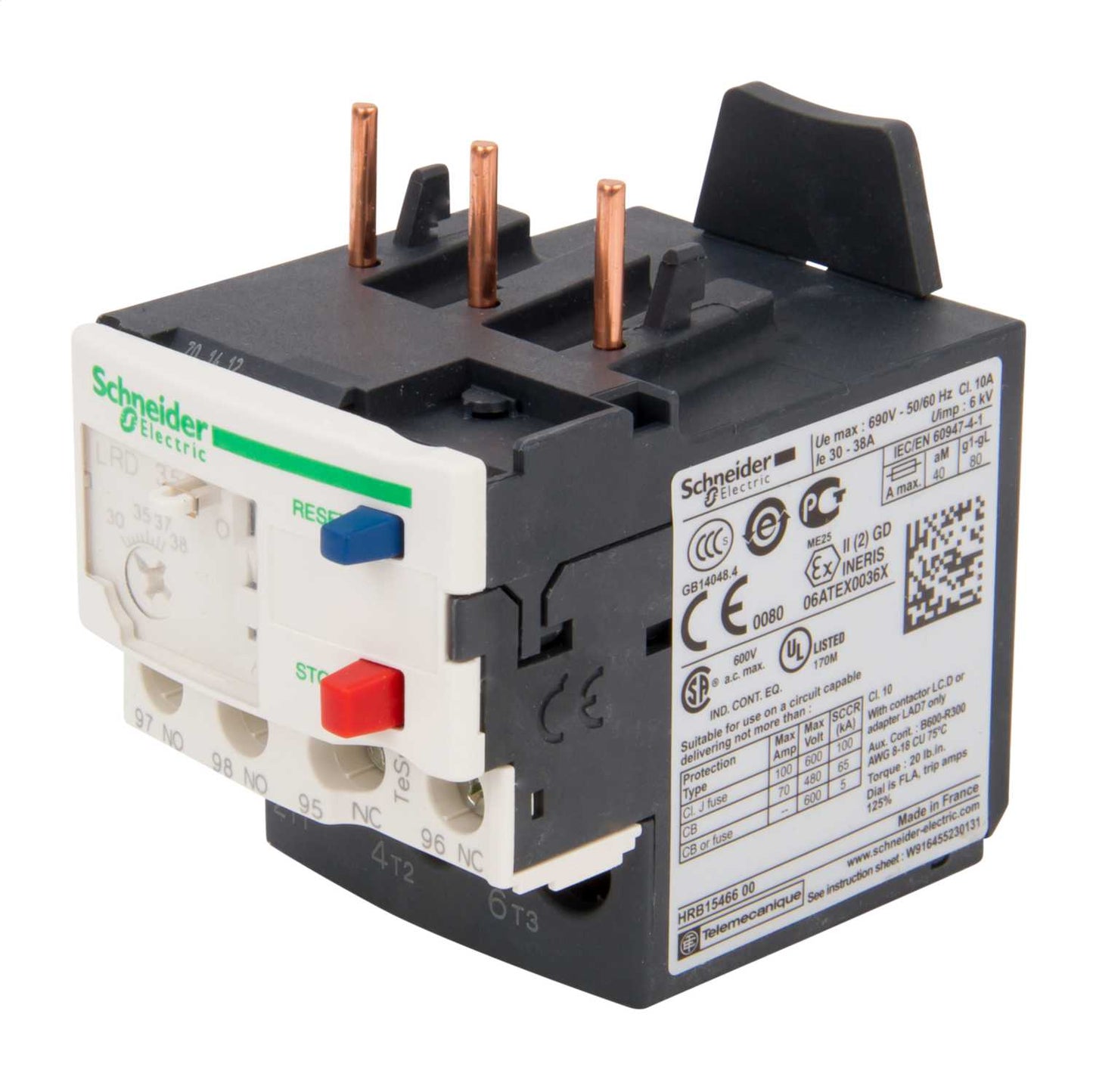 Schneider TeSys 30 - 38A Thermal Overload Relay