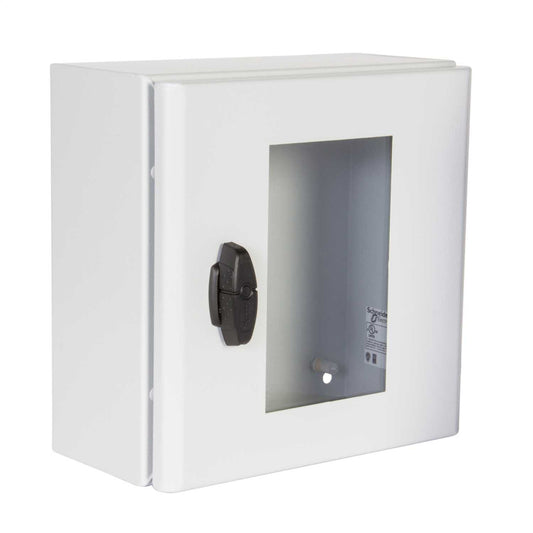 Schneider PanelSet 300mm x 300mm x 150mm Steel Enclosure Glazed Door IP66