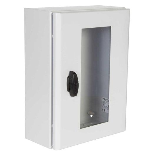 Schneider PanelSet 400mm x 300mm x 150mm Steel Enclosure Glazed Door IP66