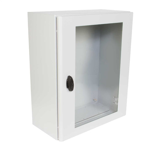 Schneider PanelSet 600mm x 500mm x 250mm Steel Enclosure Glazed Door IP66