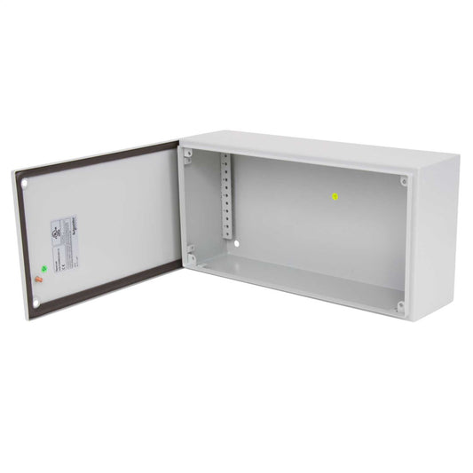 Schneider PanelSet 200mm x 400mm x 120mm Steel Enclosure IP66
