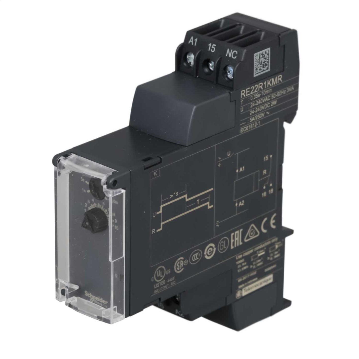 Schneider Harmony Relay 240V AC / DC Off Delay Timing Relay