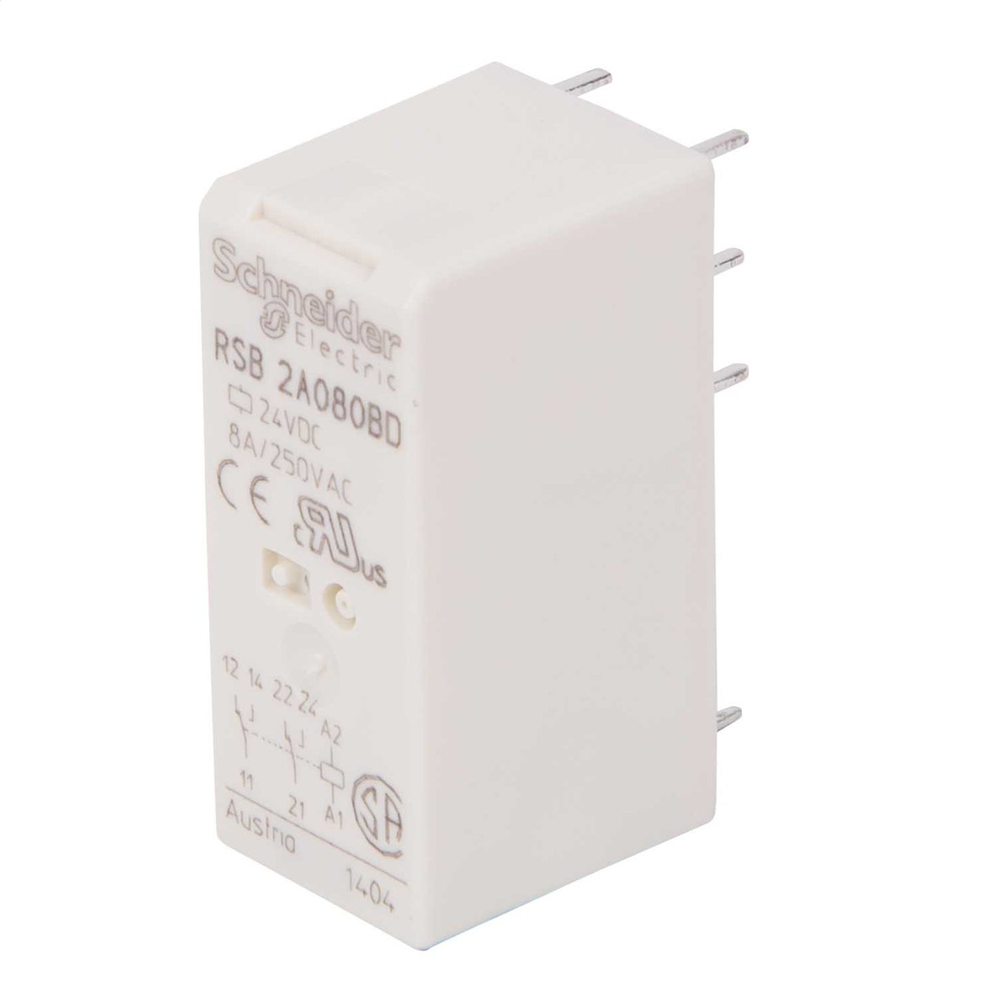 Schneider Harmony Relay 8 Pin 8A 24V DC Interface Plug In Relay