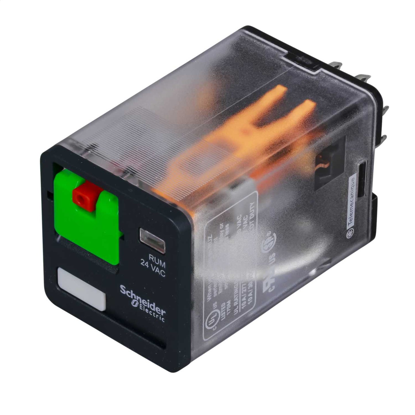 Schneider Harmony Relay 8 Pin 10A 24V AC Universal Plug-in Relay