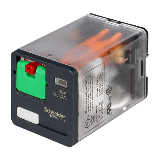 Schneider Harmony Relay 11 Pin 230V AC 10A Universal Plug-in Relay