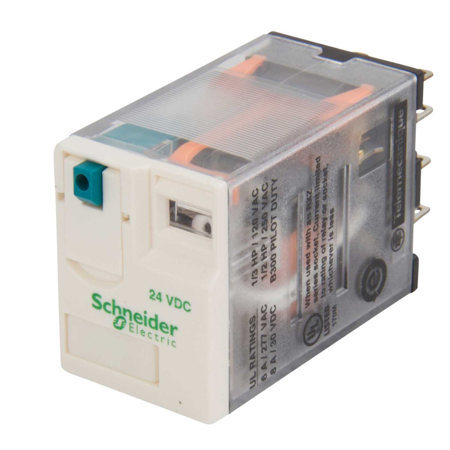 Schneider Harmony Relay 14 Pin 24V DC 6A Miniature Plug In Relay