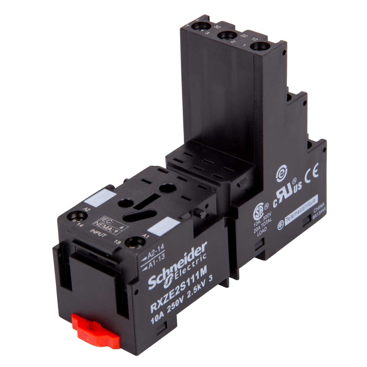Schneider Harmony Relay Zelio RXM3 10A Mixed Contact Relay Base