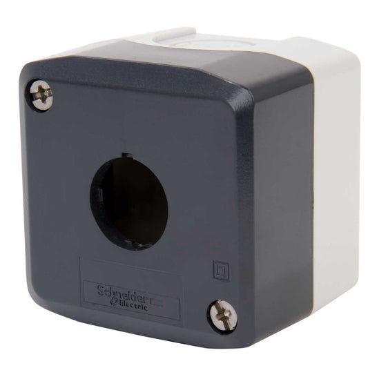 Schneider Harmony 1 Hole Plastic Empty Pushbutton Station Grey IP66