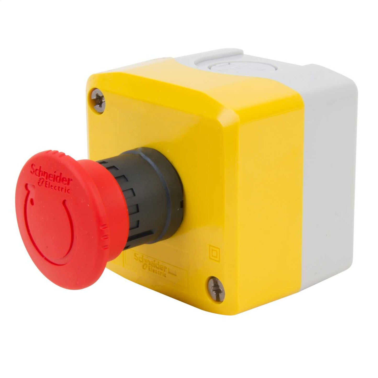Schneider Harmony Emergency Stop Twist Release Pushbutton Station IP65 1 NC Contact