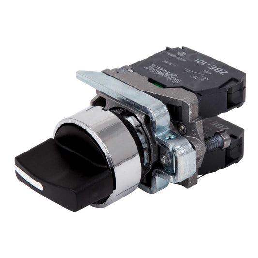 Schneider Harmony 3 Position 2 NO Selector Switch Black