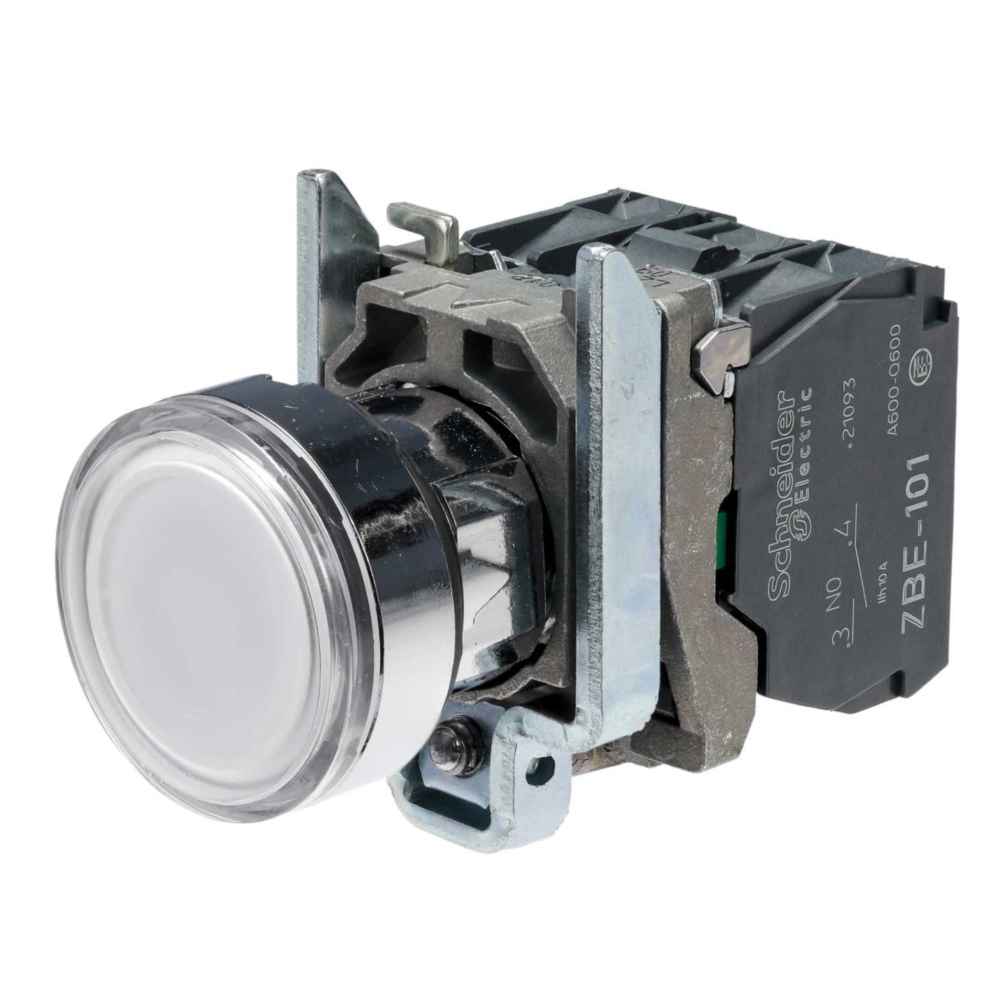 Schneider Harmony 24V Illuminated Pushbutton Spring Return White