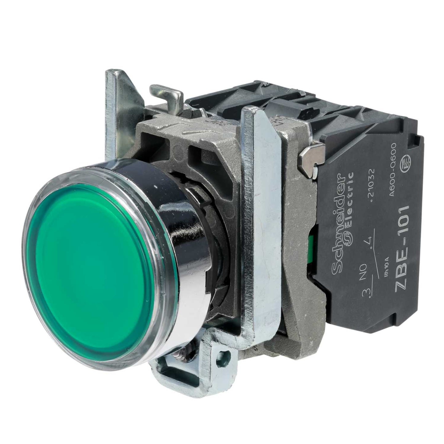Schneider Harmony 24V Illuminated Pushbutton Spring Return Green