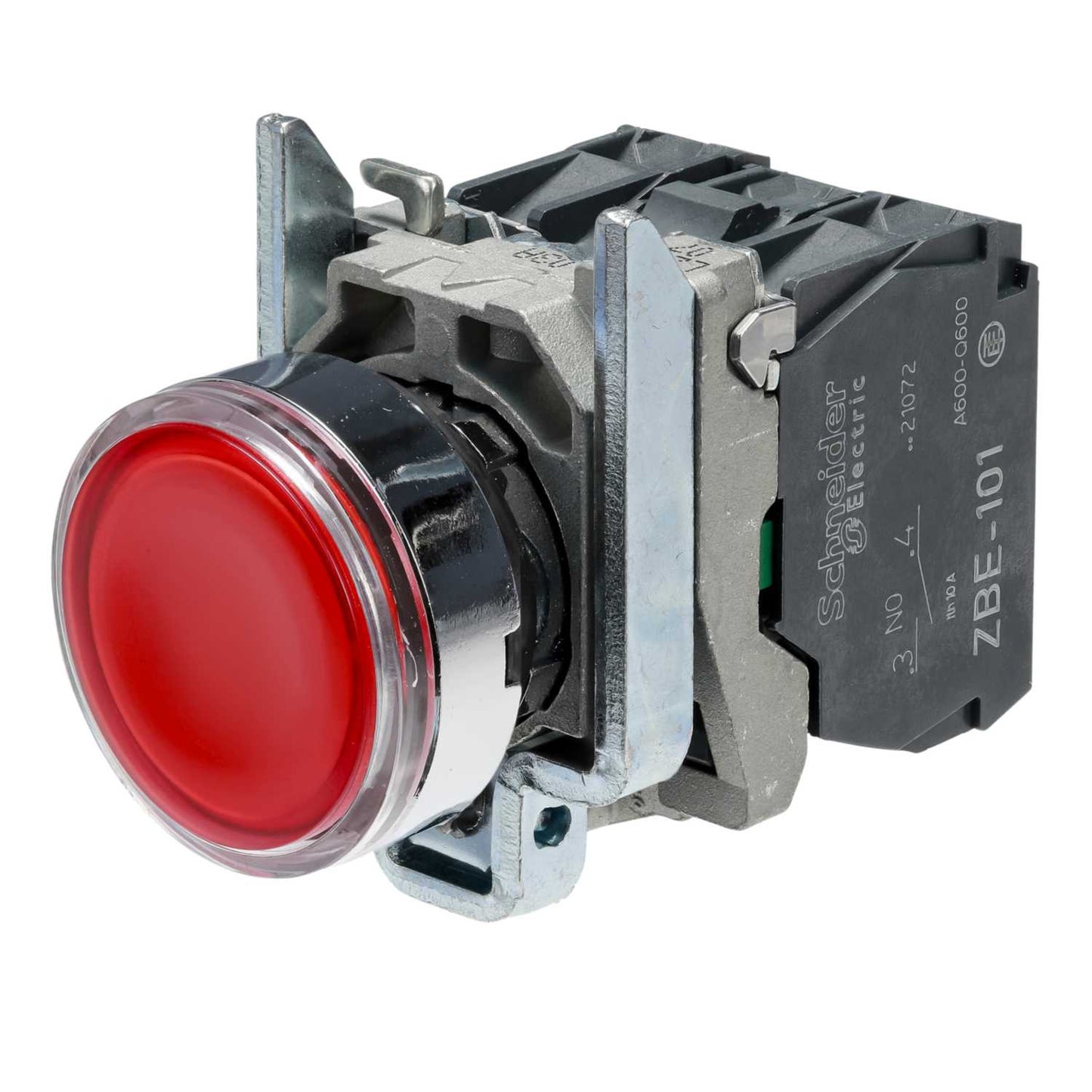 Schneider Harmony 24V Illuminated Pushbutton Spring Return Red