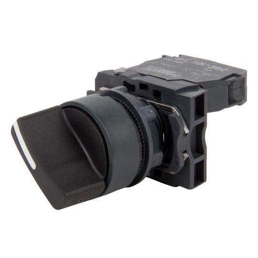 Schneider Harmony 2 Position 1 NO Selector Switch Black