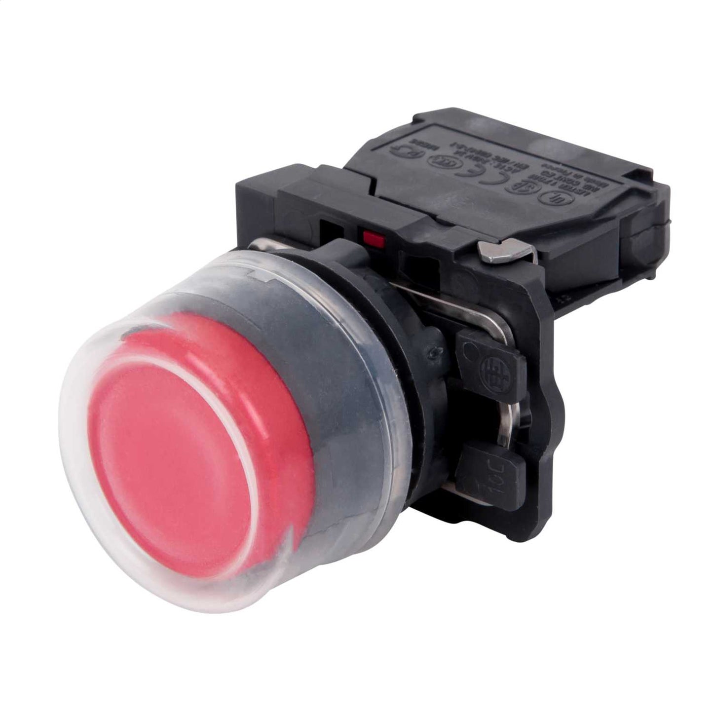 Schneider Harmony Projecting Momentary 1 NC Pushbutton Red