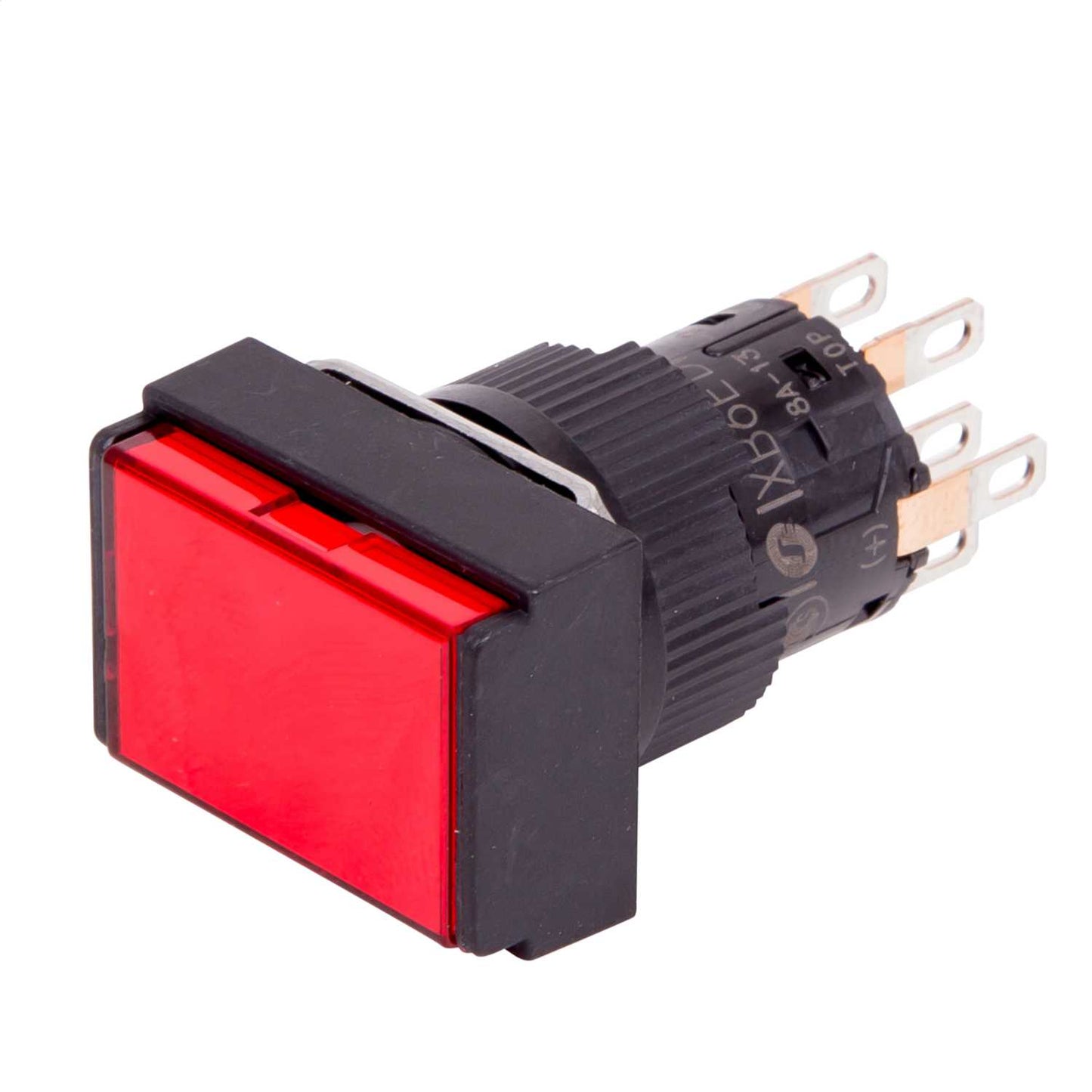 Schneider Harmony Rectangular Illuminated Pushbutton Flush Spring Return 24V Red