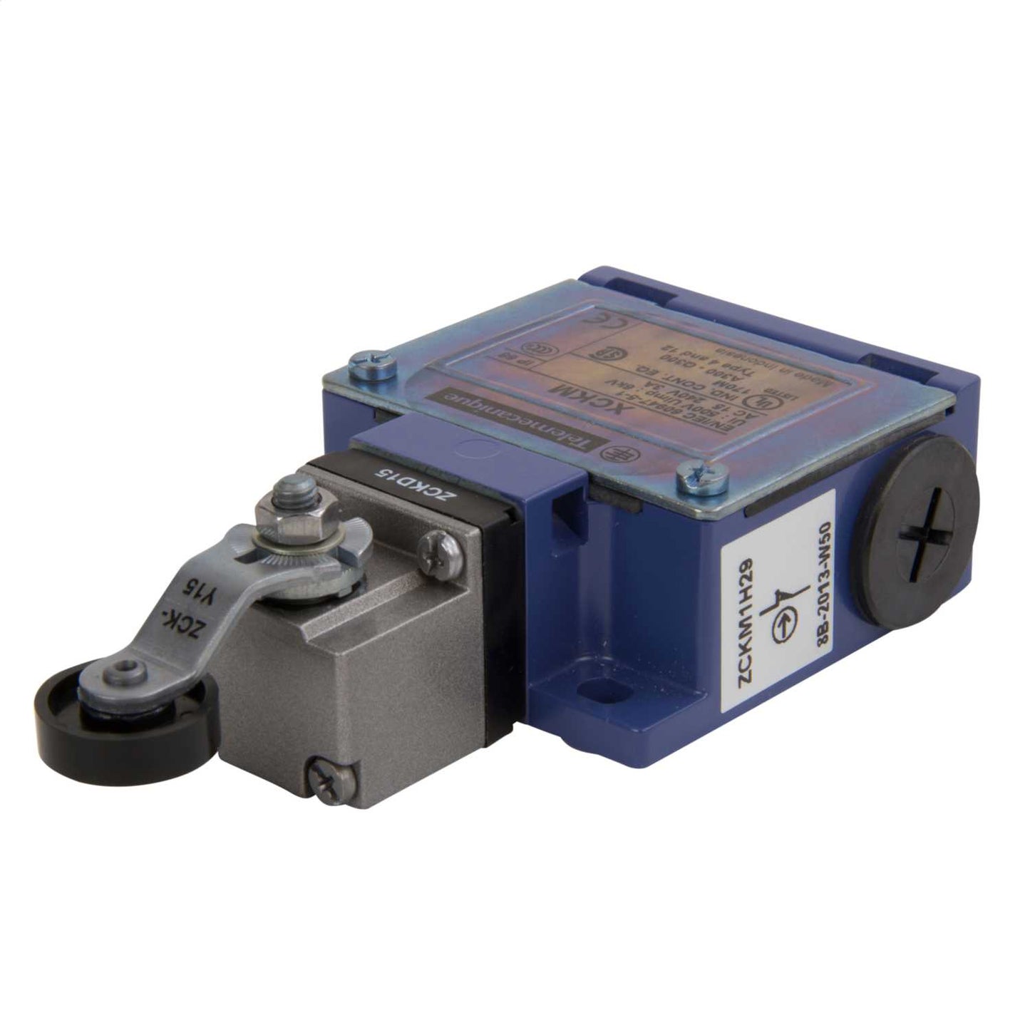 Telemecanique Sensor OsiSense Xckm Limit Switch Thermoplastic Roller Lever 1 NC + 1 NO Contact