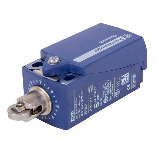 Telemecanique Sensor OsiSense XC Xckp Limit Switch Steel Roller Plunger 1 NC + 1 NO Contact