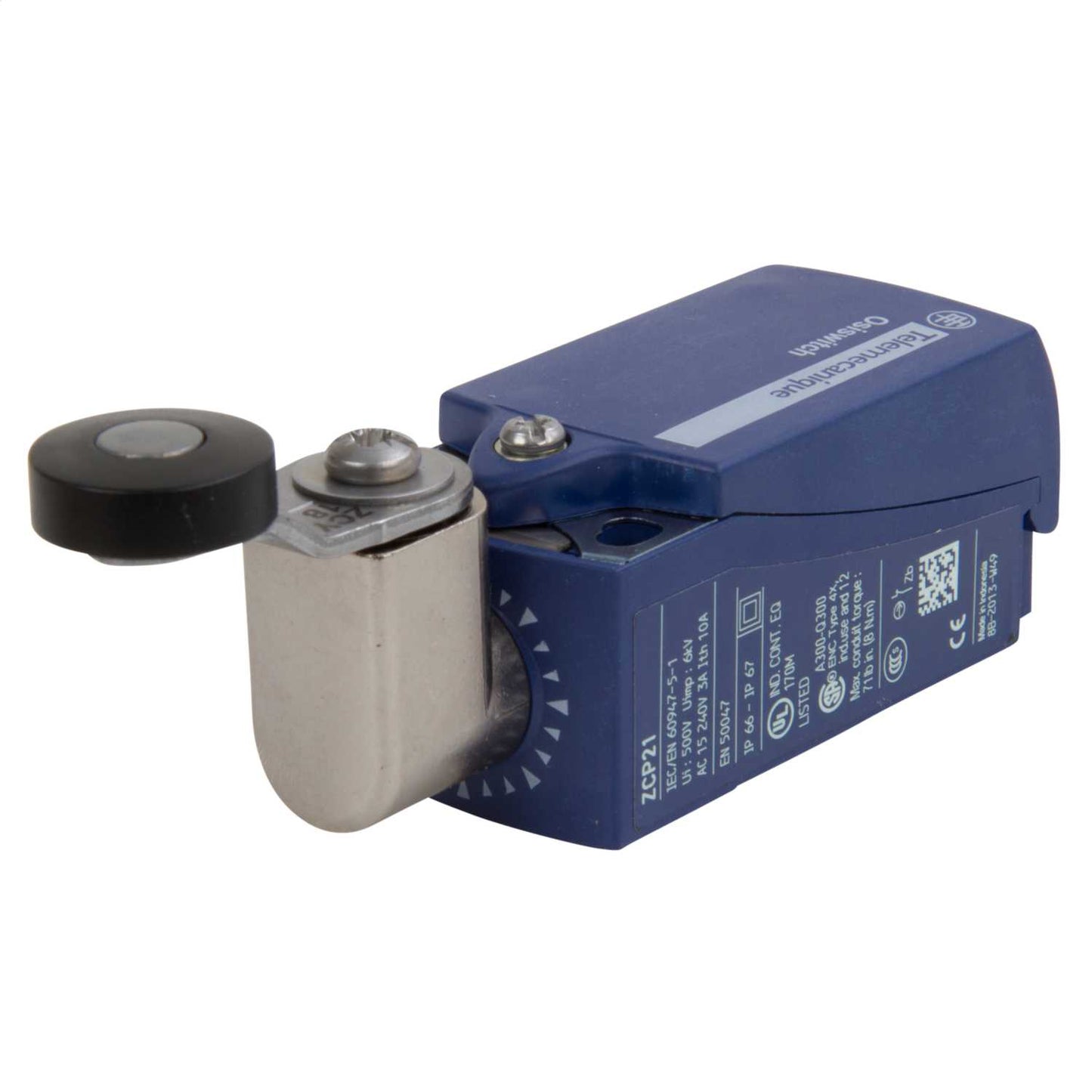 Telemecanique Sensor OsiSense XC Xckp Limit Switch Thermoplastic Roller Lever 1 NC + 1 NO Contact