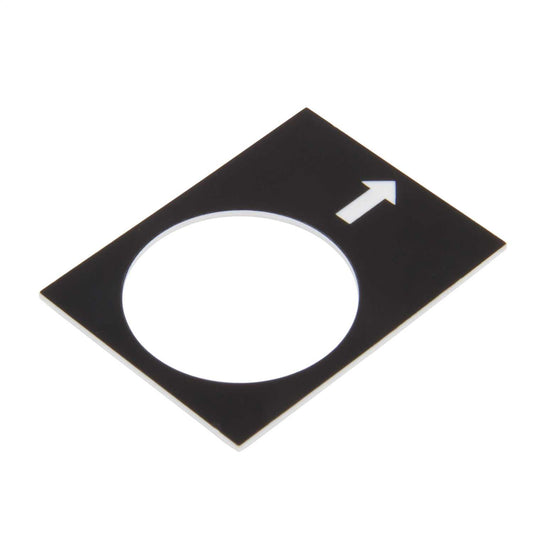Schneider Harmony 30mm x 40mm Left Slow Legend Plate Black