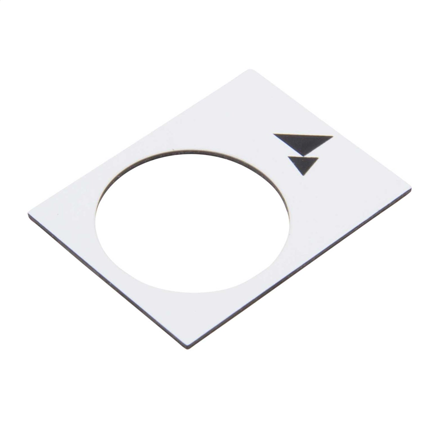 Schneider Harmony 30mm x 40mm Forward Slow to Fast Legend Plate White