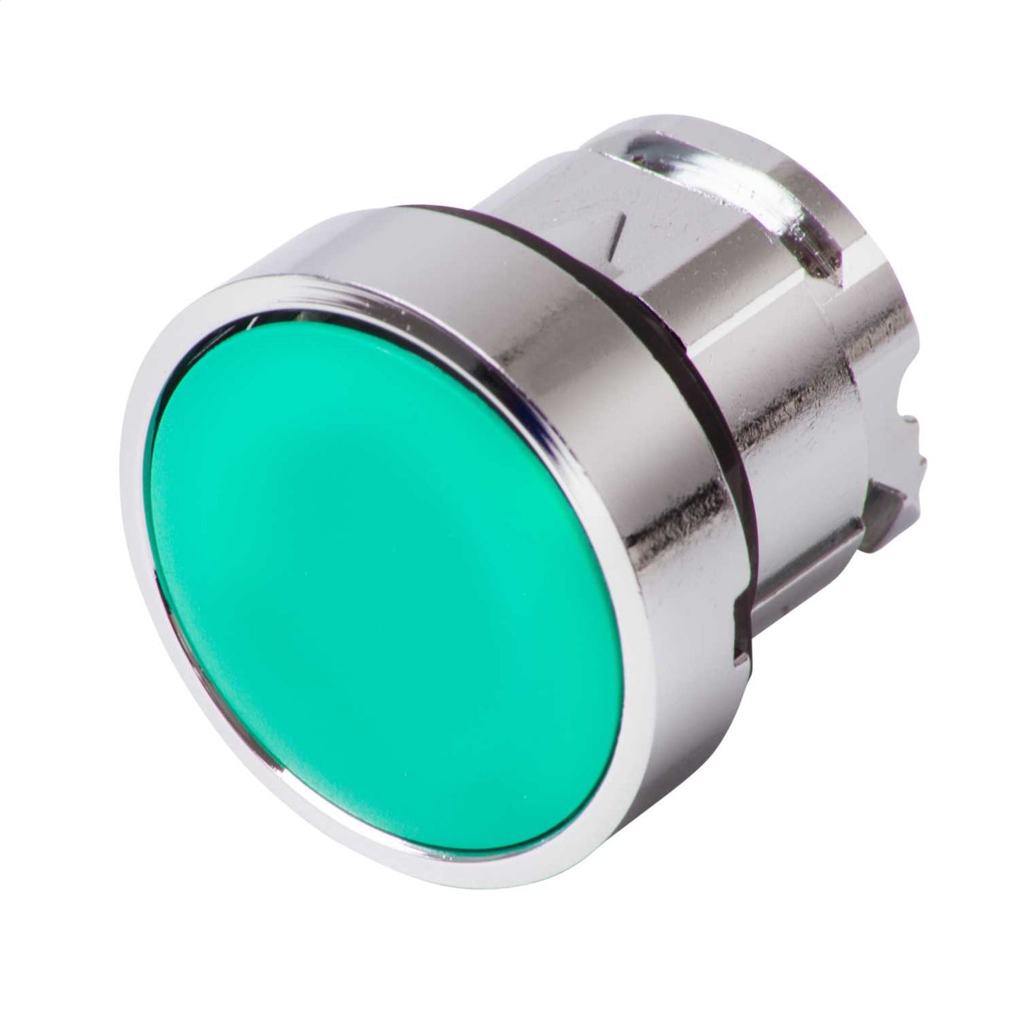 Schneider Harmony Pushbutton Head Spring Return Flush Unmarked Green
