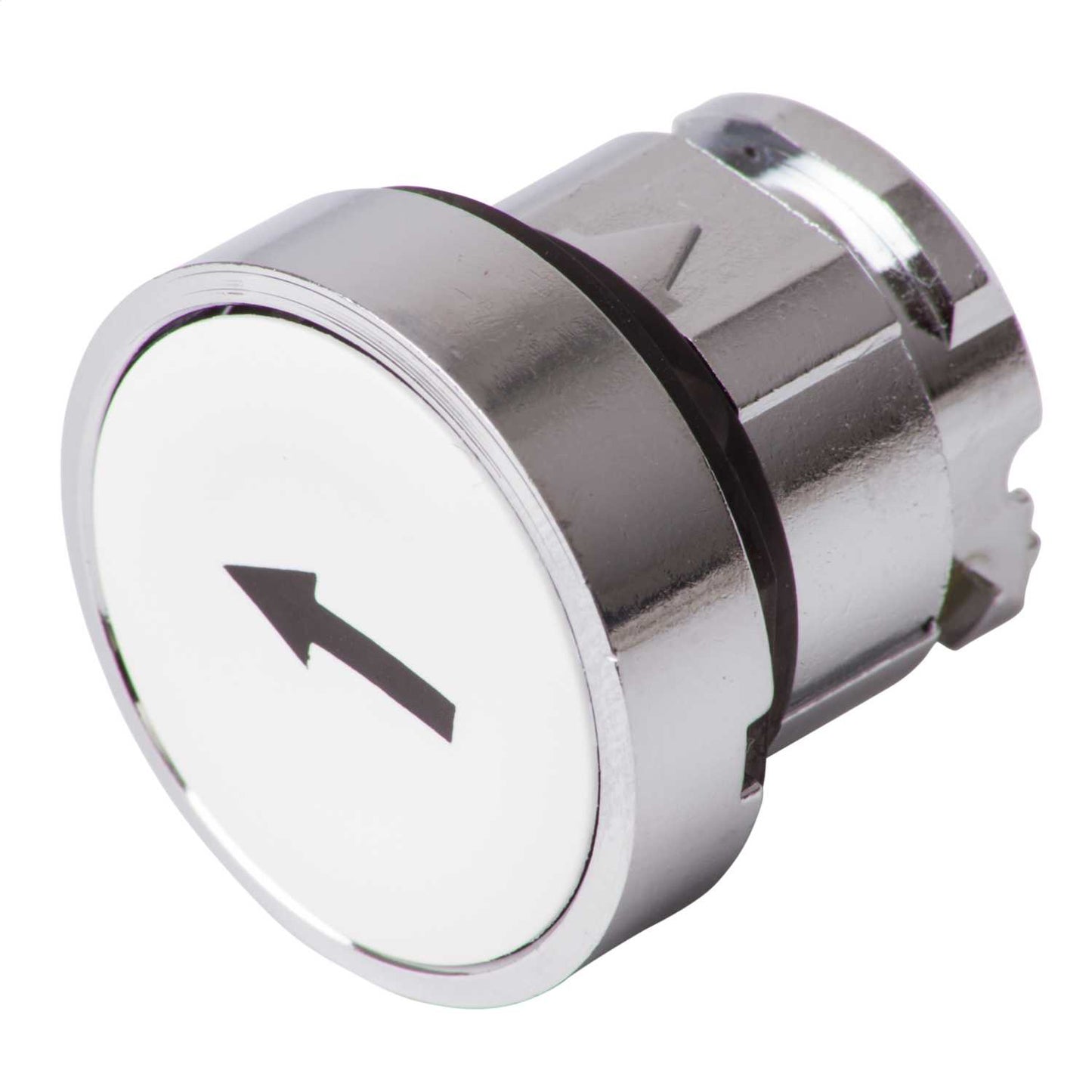 Schneider Harmony Pushbutton Head Spring Return Flush with Up Arrow White