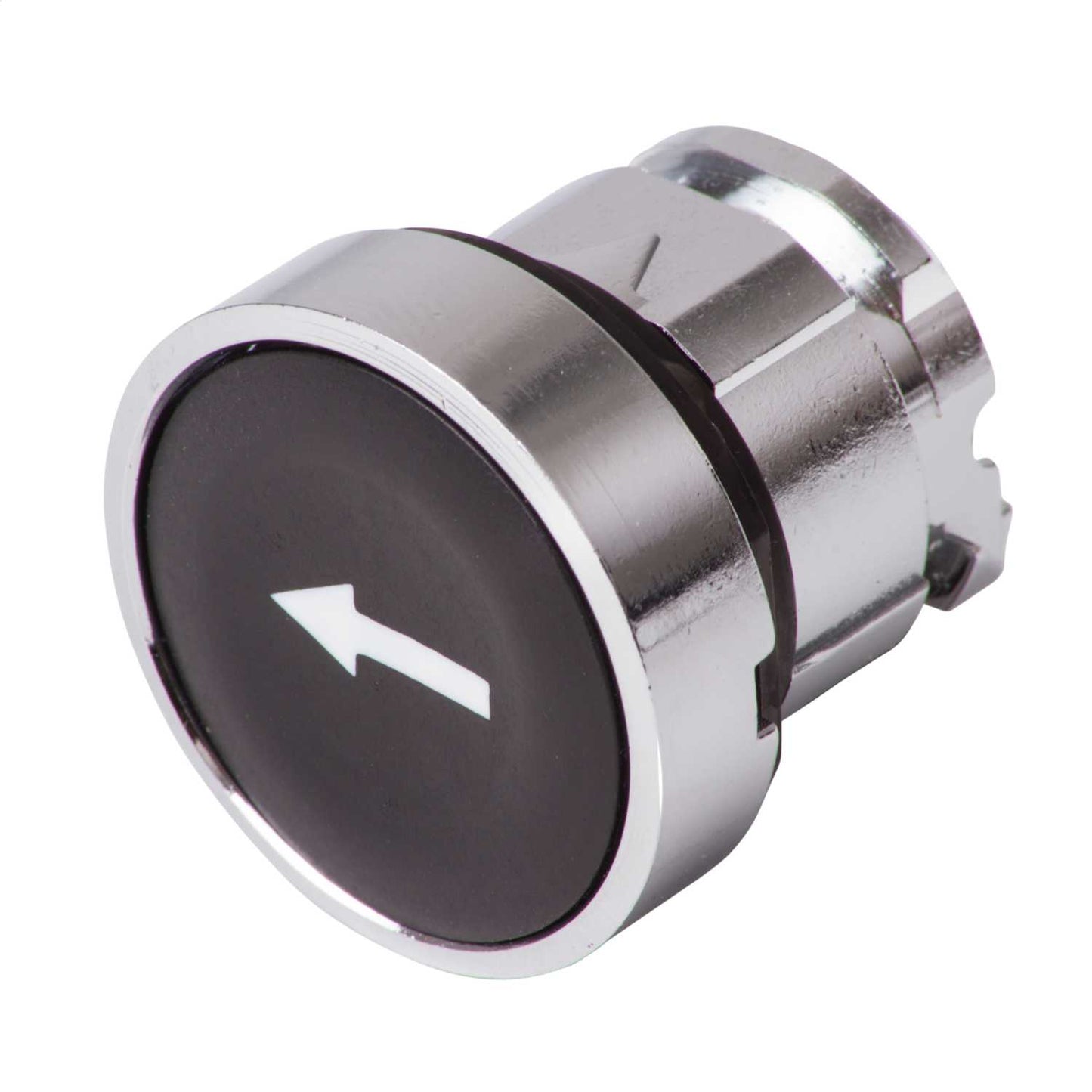 Schneider Harmony Pushbutton Head Flush Spring Return Down Arrow Black