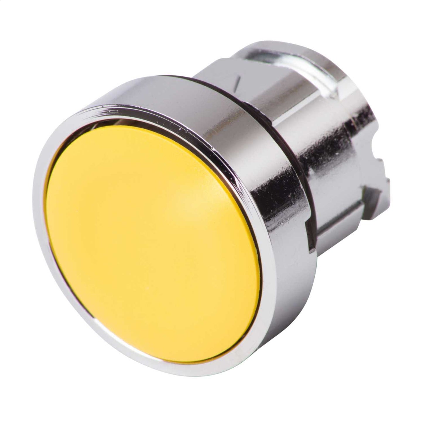 Schneider Harmony Pushbutton Head Flush Spring Return Unmarked Yellow