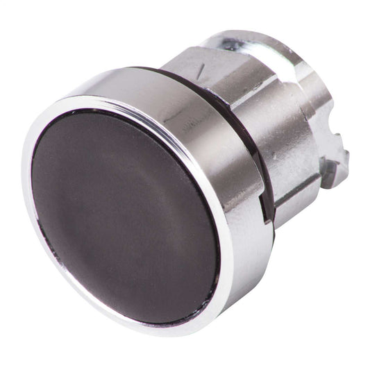 Schneider Harmony Flush Momentary Pushbutton Black