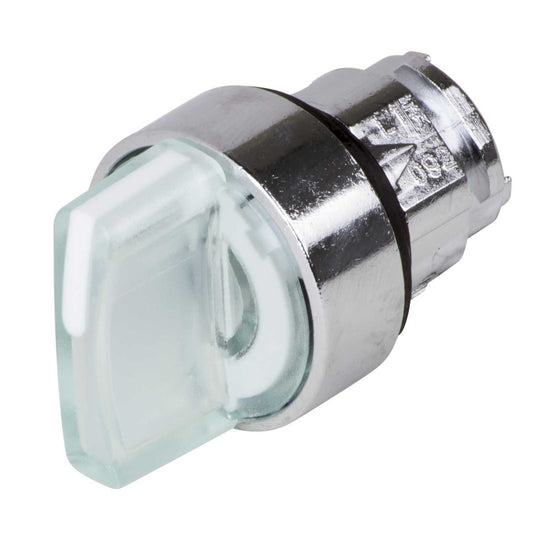 Schneider Harmony 2 Position Stay Put Illuminated Selector Switch Head White