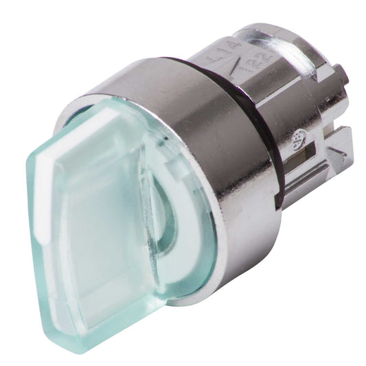 Schneider Harmony 3 Position Stay Put Illuminated Selector Switch Head White