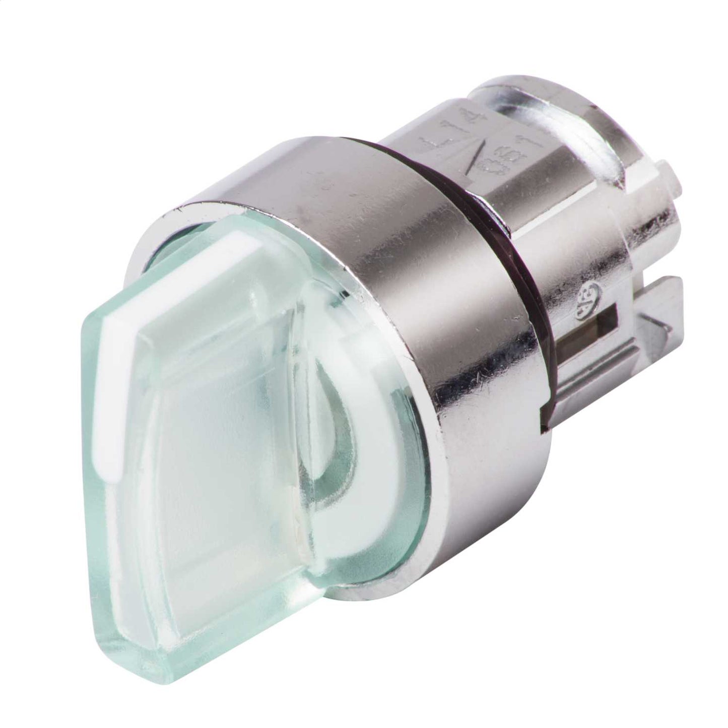 Schneider Harmony 3 Position Spring Return Illuminated Selector Switch Head White