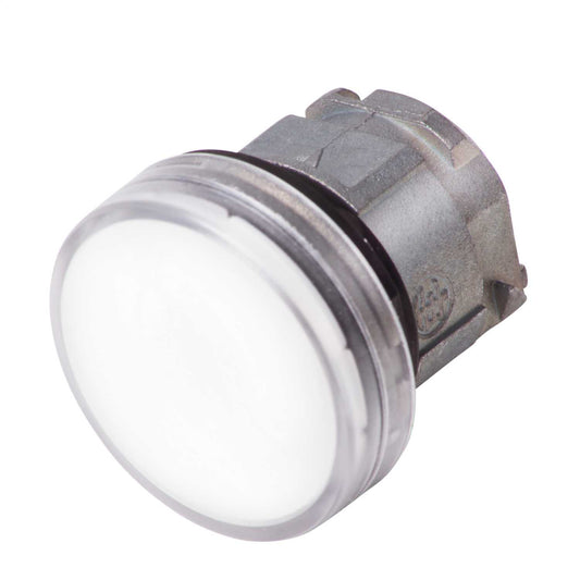 Schneider Harmony Pilot Light Head Ø22mm Plain White Lens for Integral LED