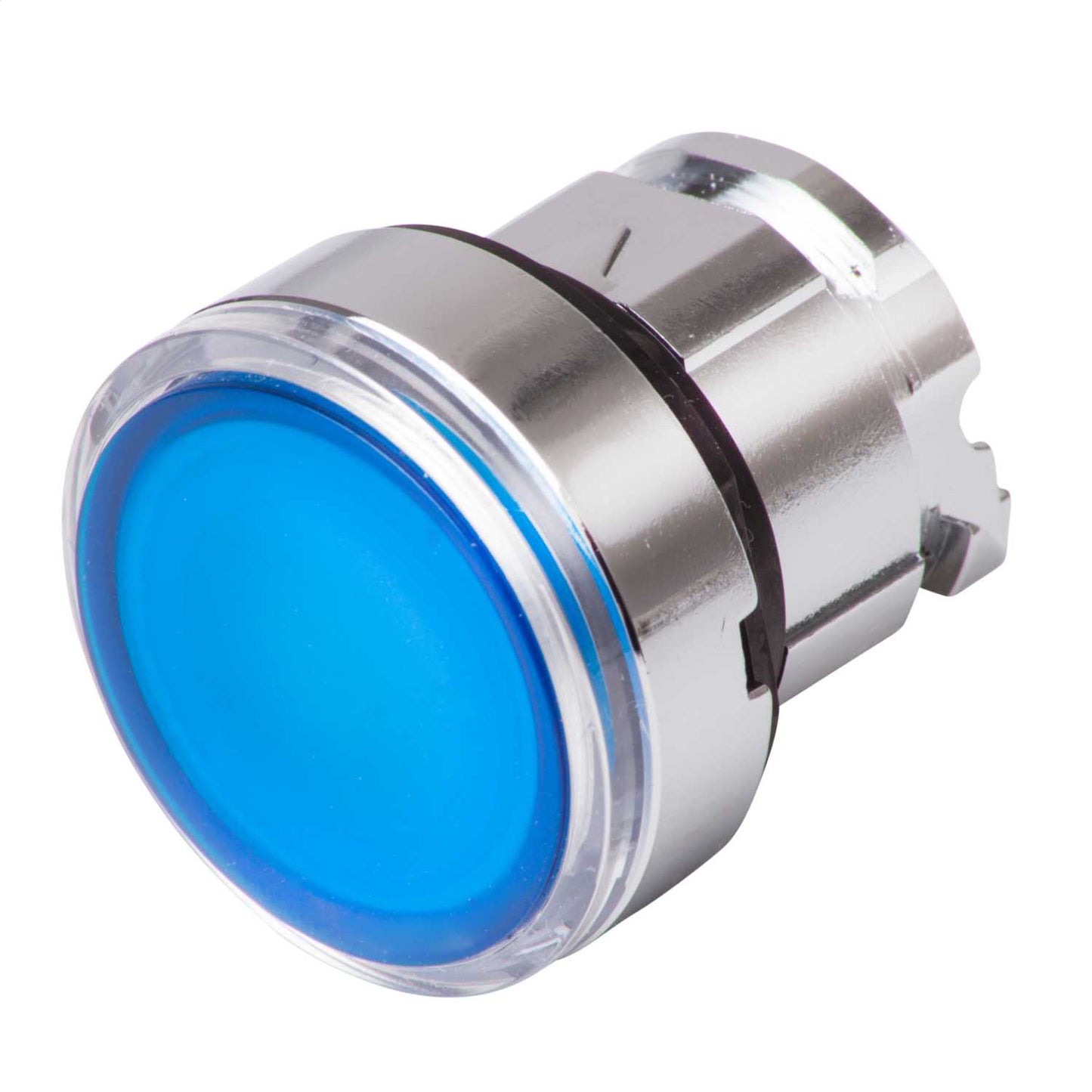 Schneider Harmony Flush Illuminated Pushbutton Blue Spring Return for Integral LED