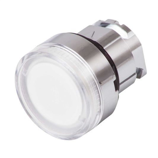 Schneider Harmony Flush Illuminated Pushbutton Head Clear Spring Return