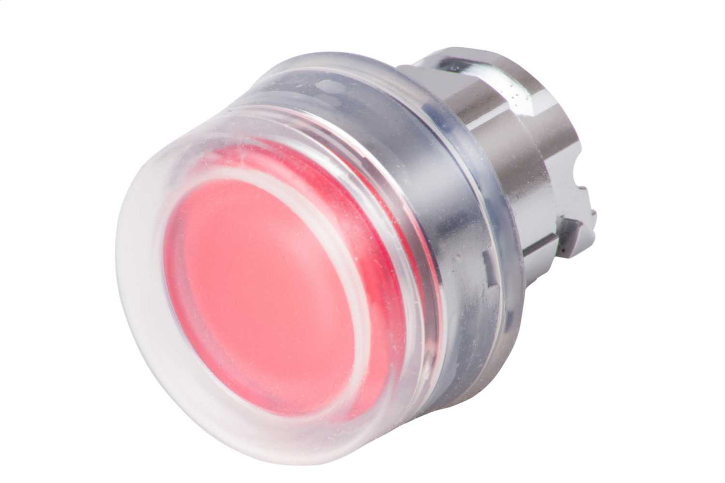 Schneider Harmony Flush Illuminated Booted Pushbutton Red Spring Return for Integral LED